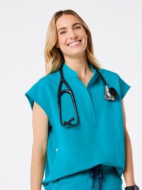 ISO- Medium Rafaela in TEAL by FIGS!!